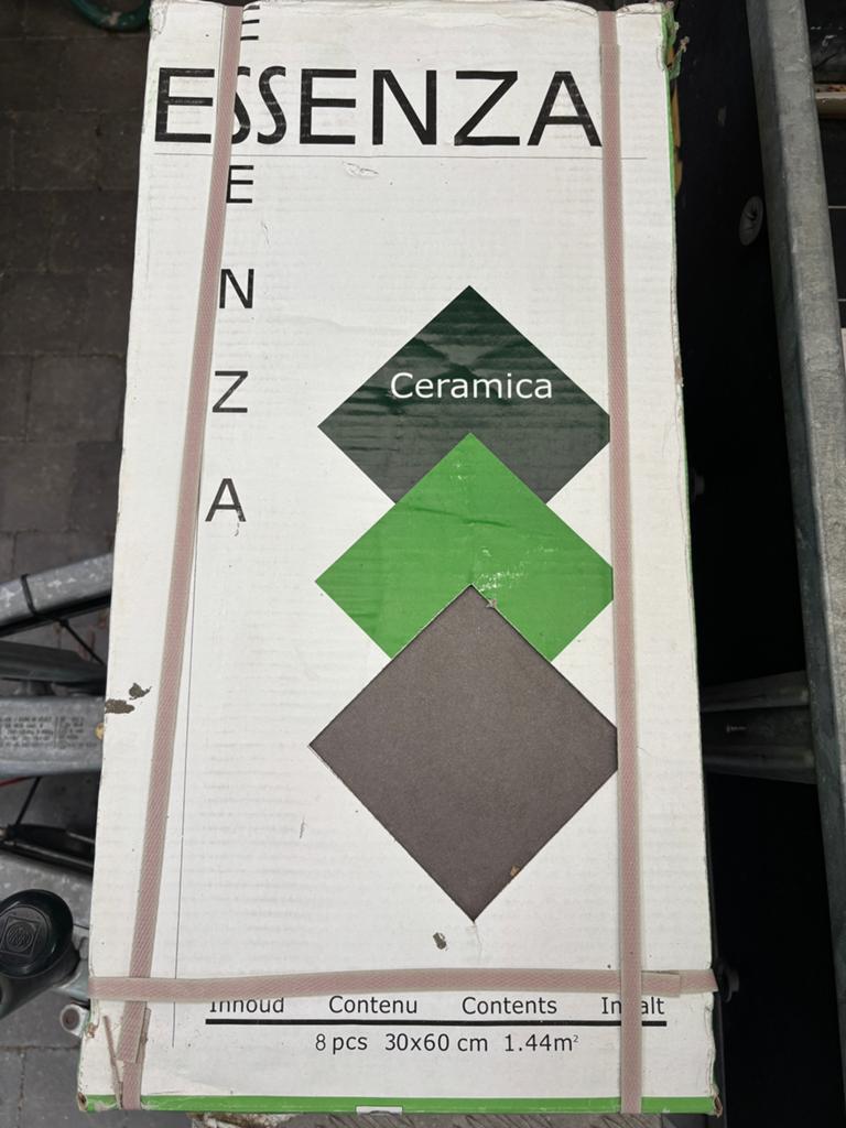 8 ceramische tegels 30x60 cm kleur Taupe, Doe-het-zelf en Bouw, Tegels, Ophalen, 40 tot 60 cm, Keramiek, Overige typen