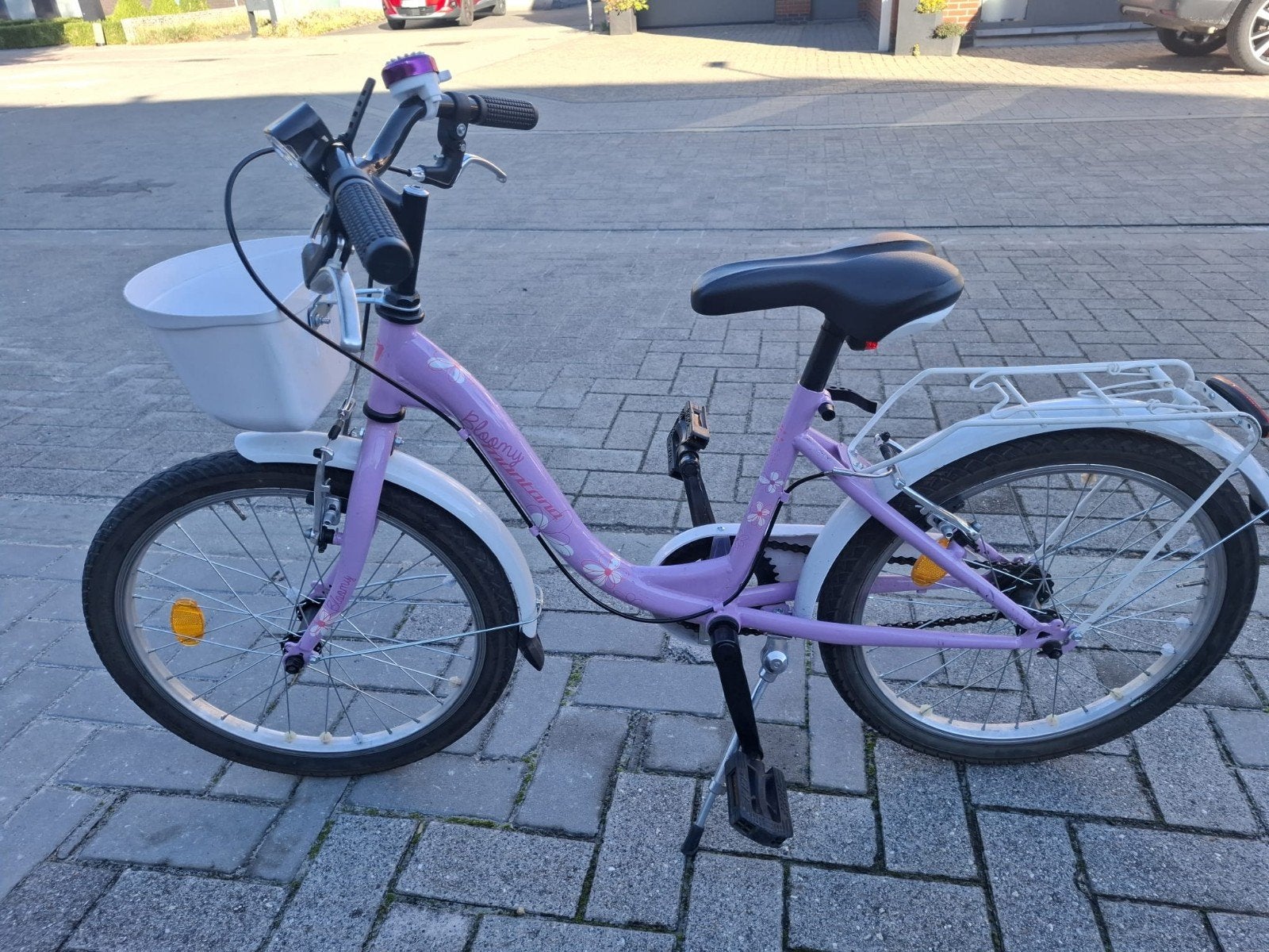 Meisjesfiets Montana 20inch, Fietsen en Brommers, Ophalen, Gebruikt, Velgrem, Montana Bloomy