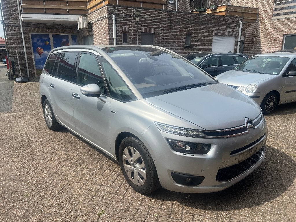 citroen c4 grand picasso 2.0 hdi/7 zit/AUTOMAAT/euro 6b, Autos, Citroën, Cuir, Argent ou Gris, Achat, Entreprise