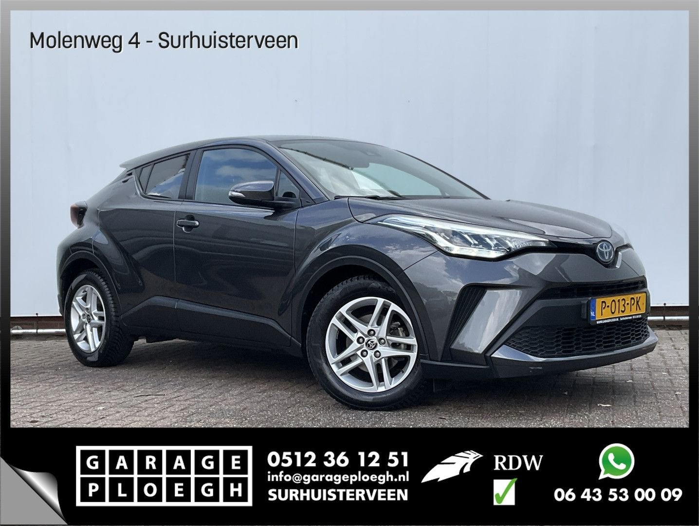 Toyota C-HR 1.8 Hybrid Carplay Camera Adapt.Cruise Hoge Zit, Auto's, Automaat, 110 g/km, Bedrijf, Hybride Elektrisch/Benzine