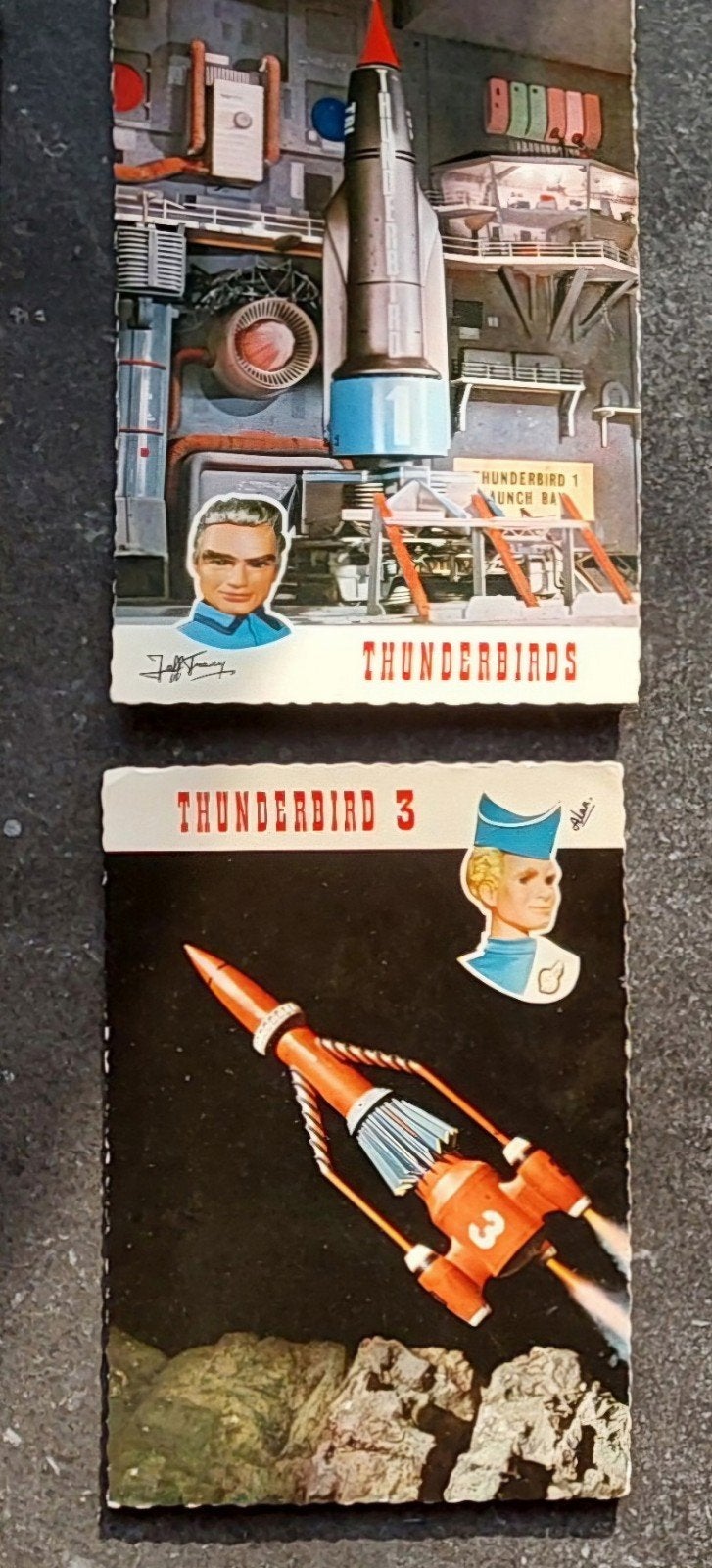 Thunderbirds Postkaart (2 stuks), Verzamelen, Speelgoed, Verzenden, Nieuw