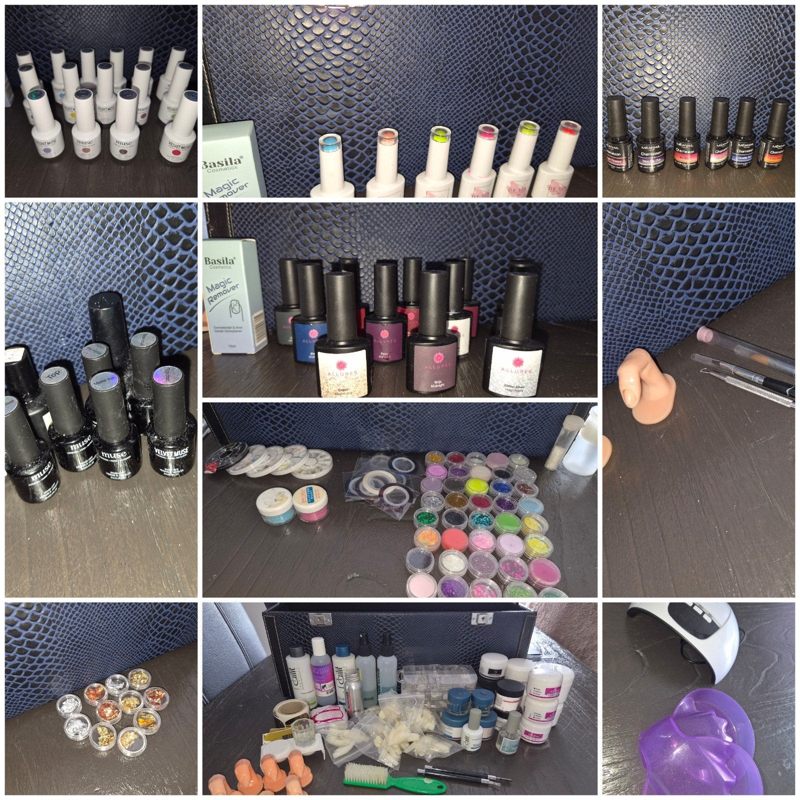 Aussi bon qu'un kit de démarrage pour ongles neuf., Maquillage, Autres couleurs, Comme neuf, Mains et Ongles