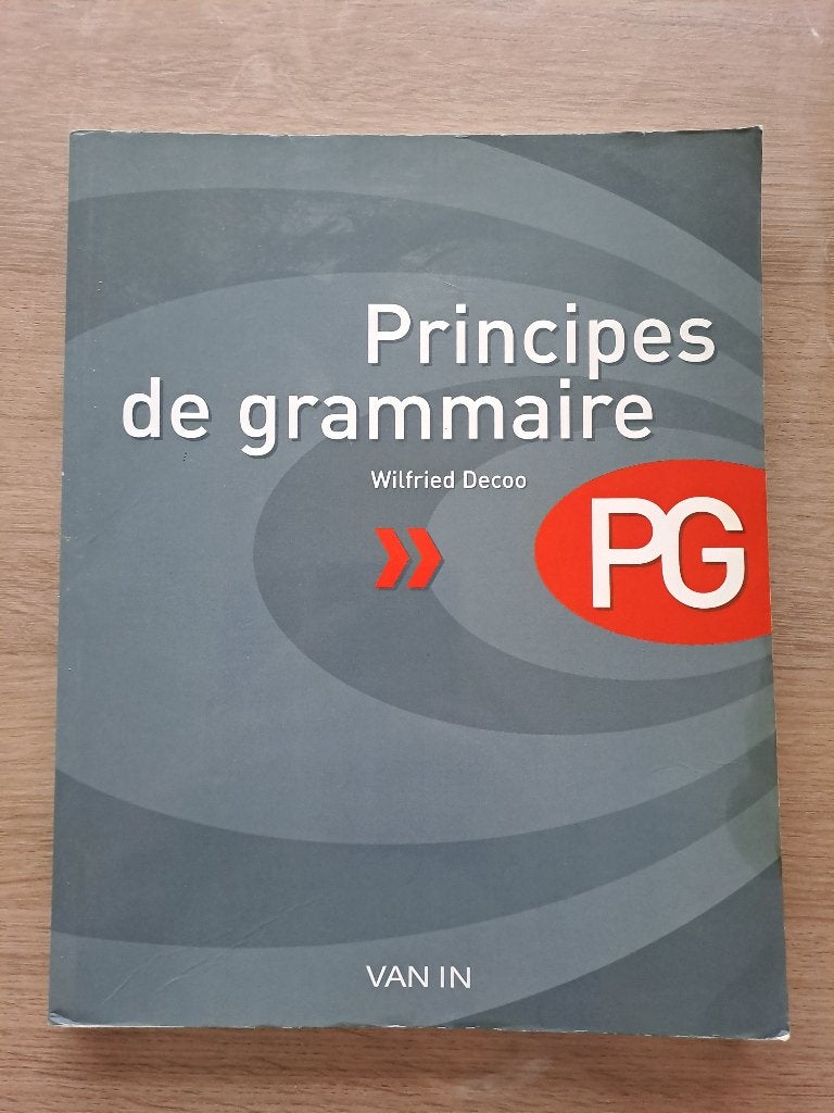 Principes de grammaire, Van In, Enlèvement ou Envoi, Utilisé, Français, Van In