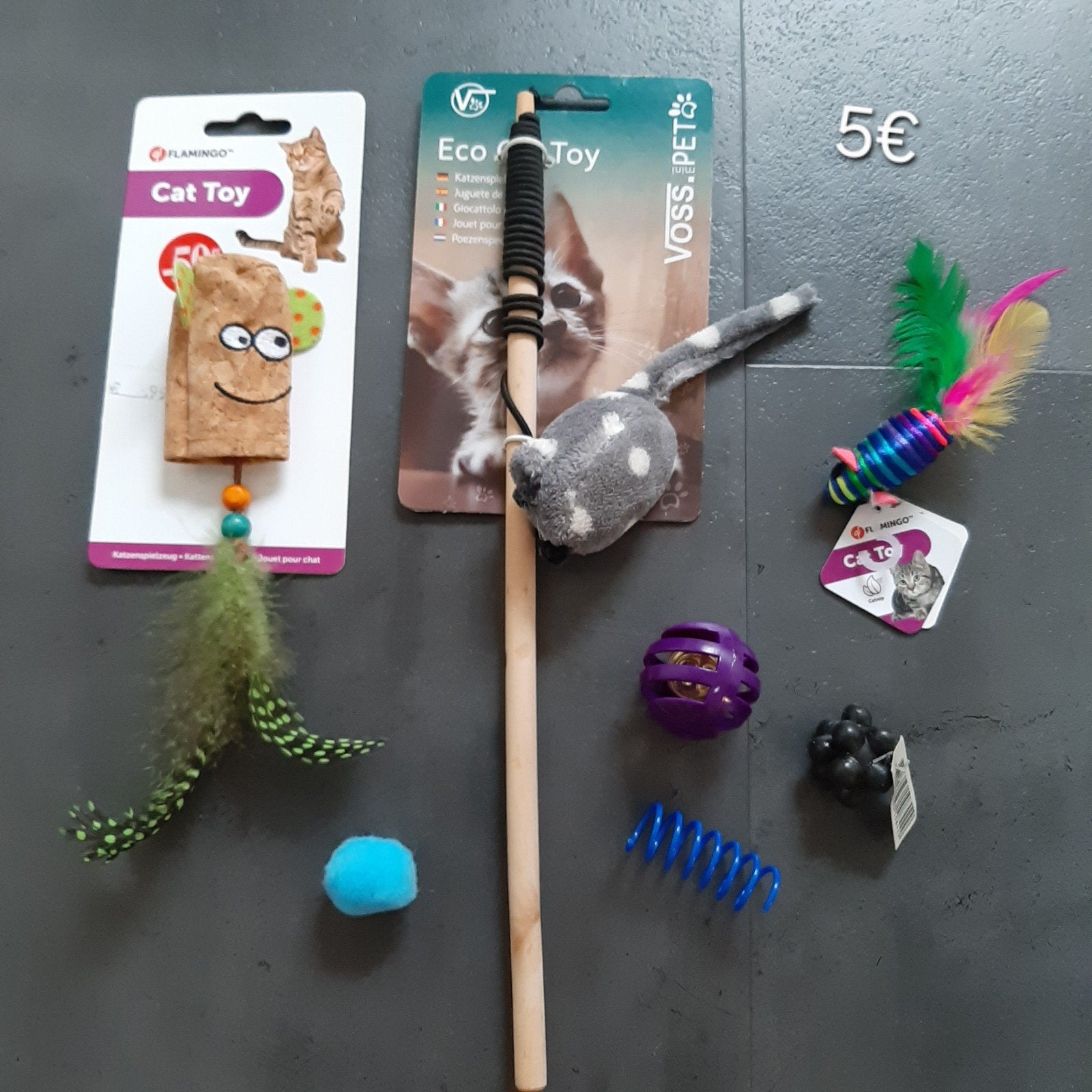 Kattenspeelgoed set, Dieren en Toebehoren, Kattenspeelgoed, Ophalen of Verzenden, Nieuw
