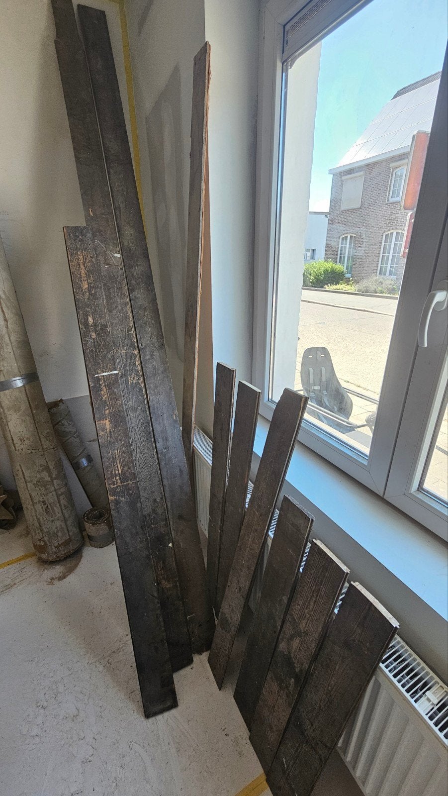 sloophout, grenen planken, Tuin en Terras, Ophalen, Gebruikt, Planken