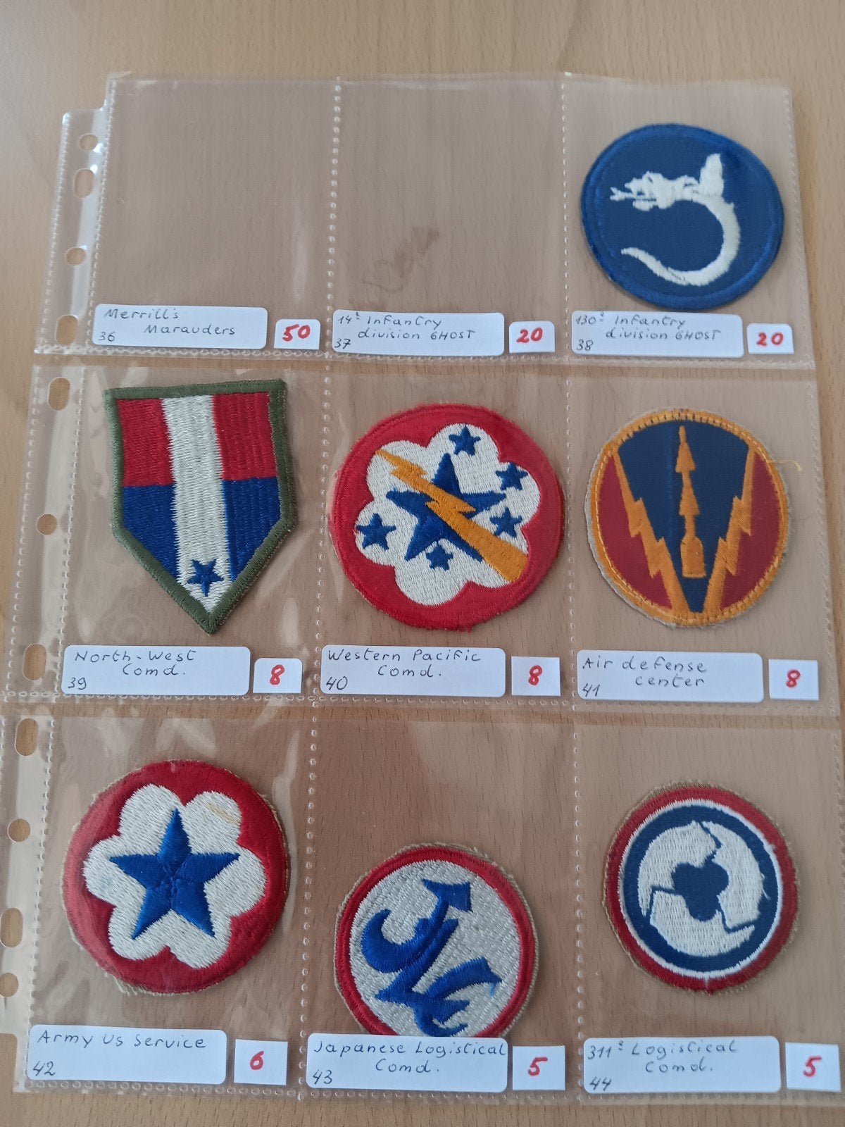 Us ww2 patches, Verzamelen, Ophalen of Verzenden