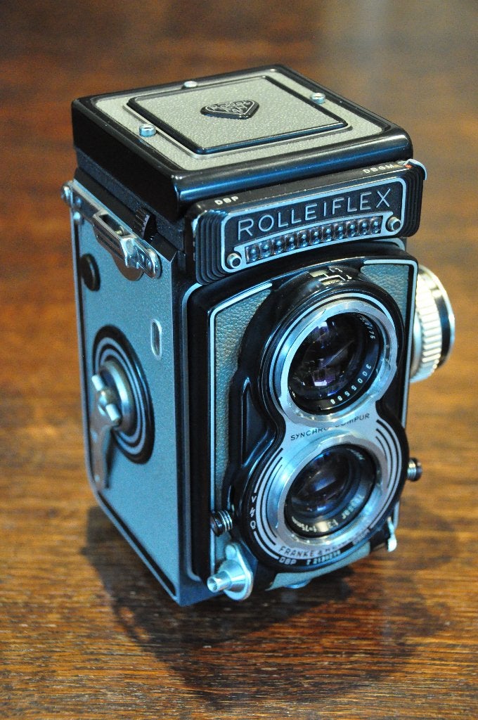Rolleiflex T1 Carl Zeiss - Tessar 1/35 - f 75mm + posemètre, Enlèvement ou Envoi, Comme neuf, Autres Marques