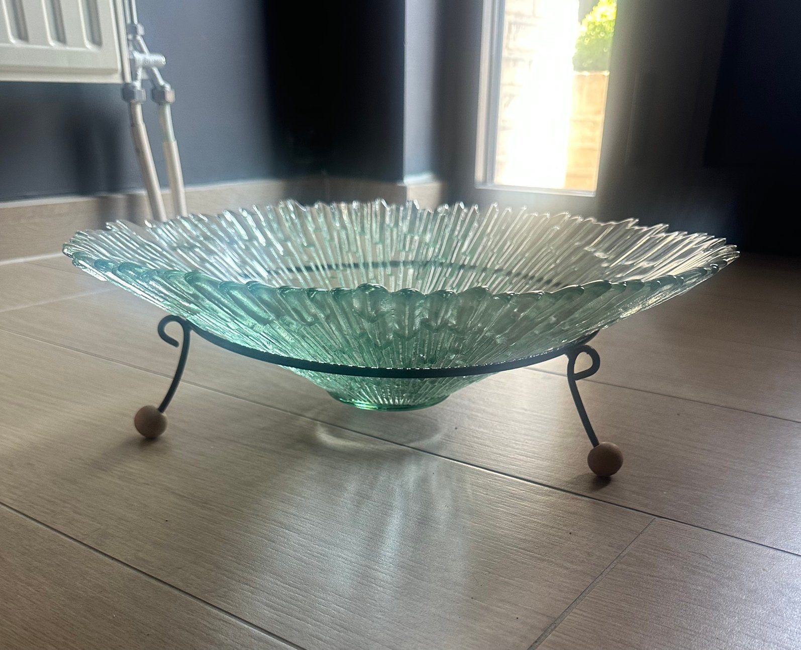 Noorderlicht schaal, Ophalen, Zo goed als nieuw, Glas, Schaal
