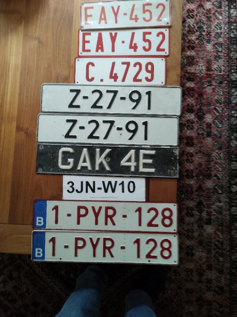 Collectez différentes plaques de voiture, Collections, Enlèvement ou Envoi, Utilisé