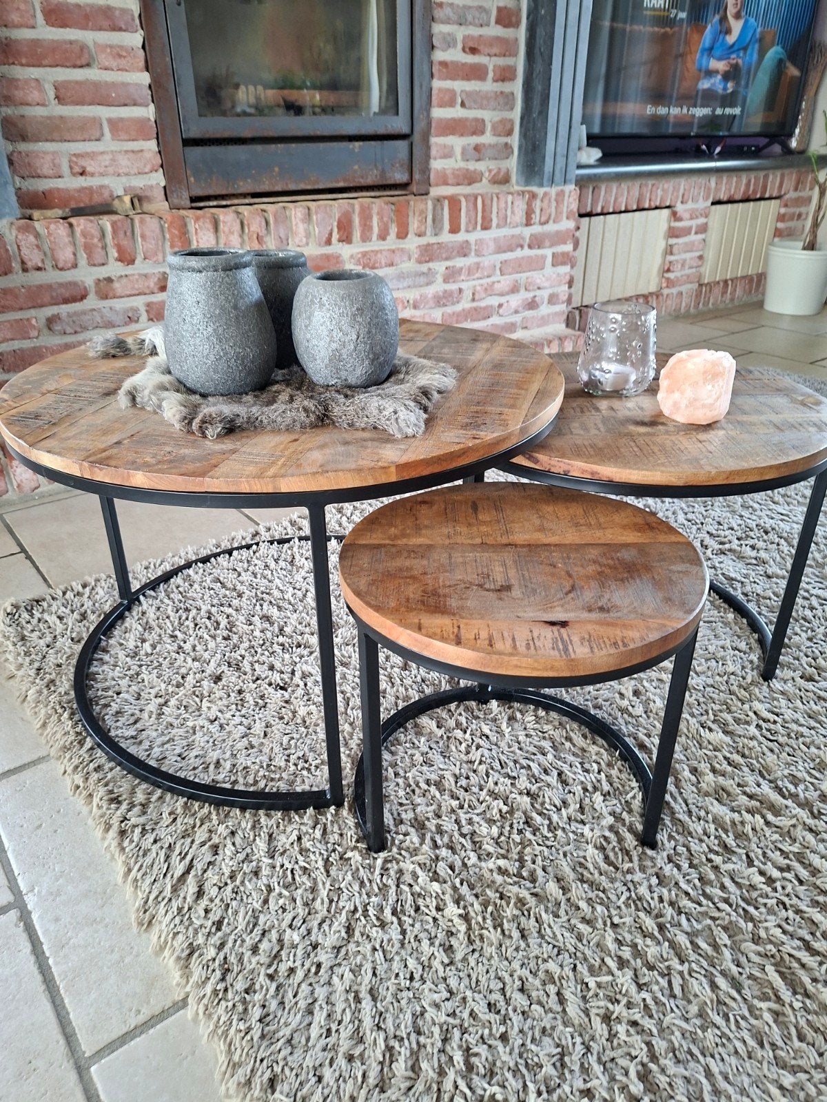 Salontafels 3stuks, Huis en Inrichting, Tafels | Salontafels, Ophalen