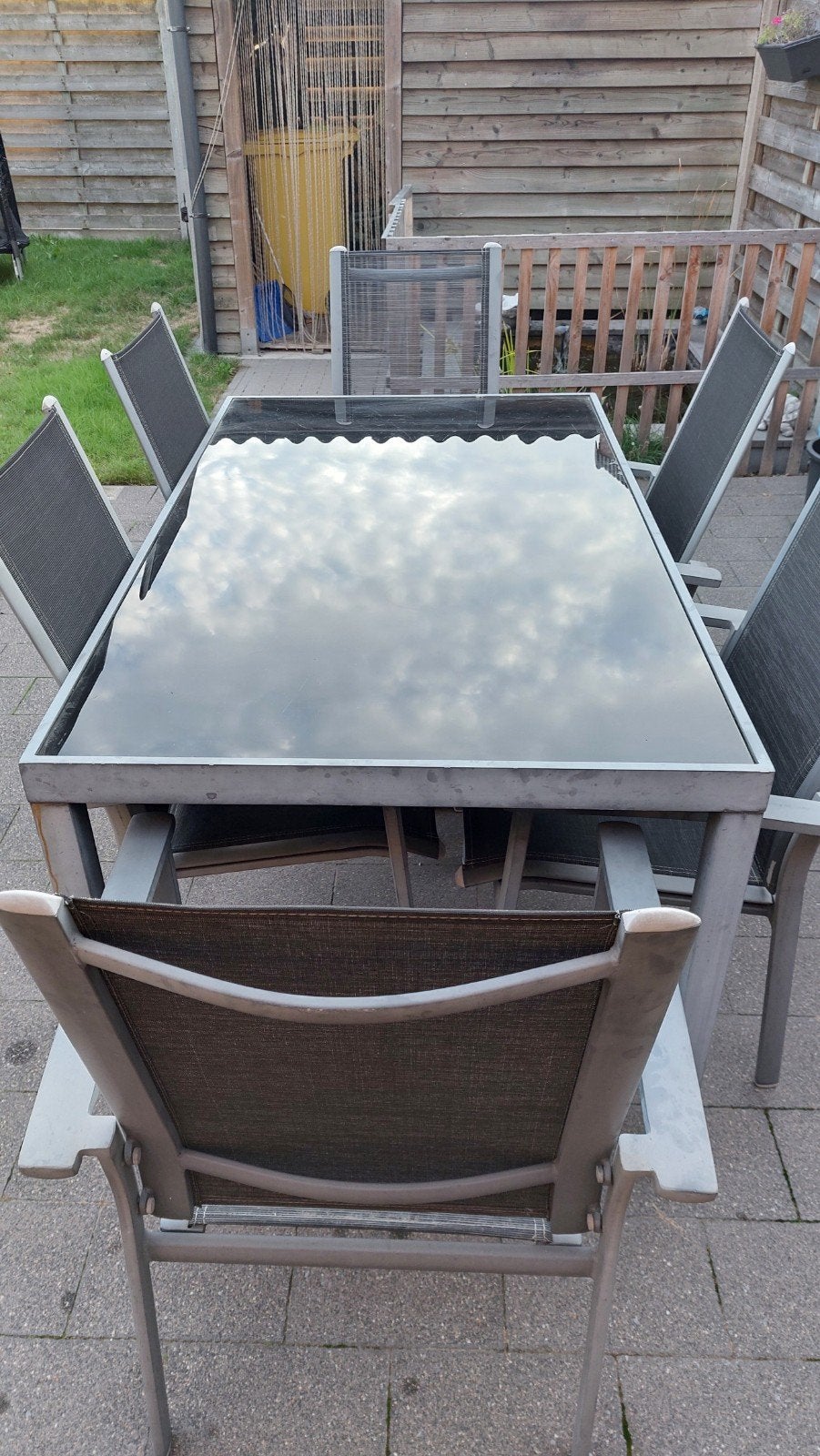 Tuinset met zes stoelen, Tuin en Terras, Ophalen, Tuinset