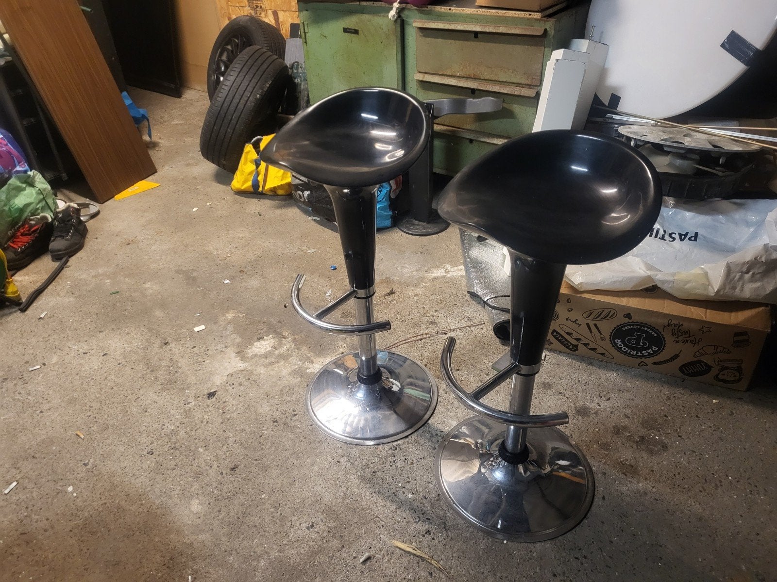 kapperstoelen/ barkrukken, Huis en Inrichting, Gebruikt, In hoogte verstelbaar, 60 tot 90 cm, Ophalen of Verzenden
