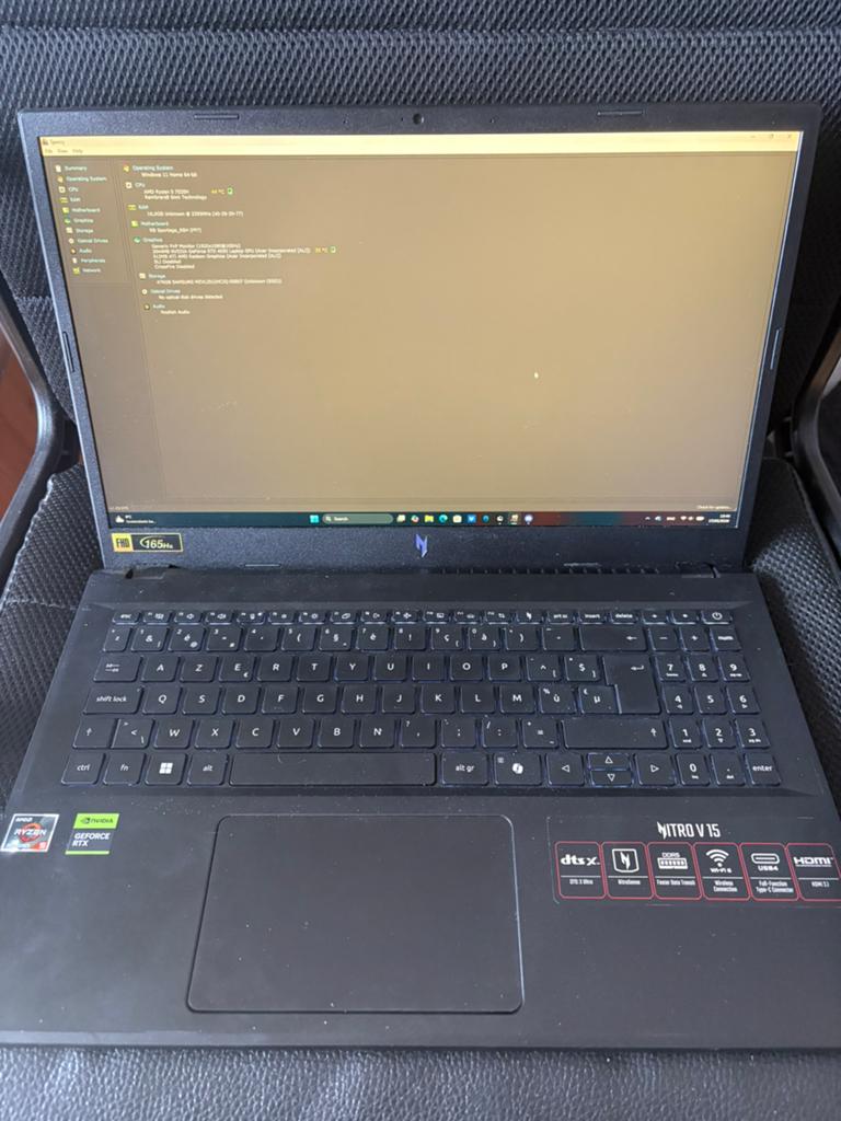 Acer Nitro V15, Enlèvement ou Envoi, Comme neuf, 3 à 4 Ghz, Gaming