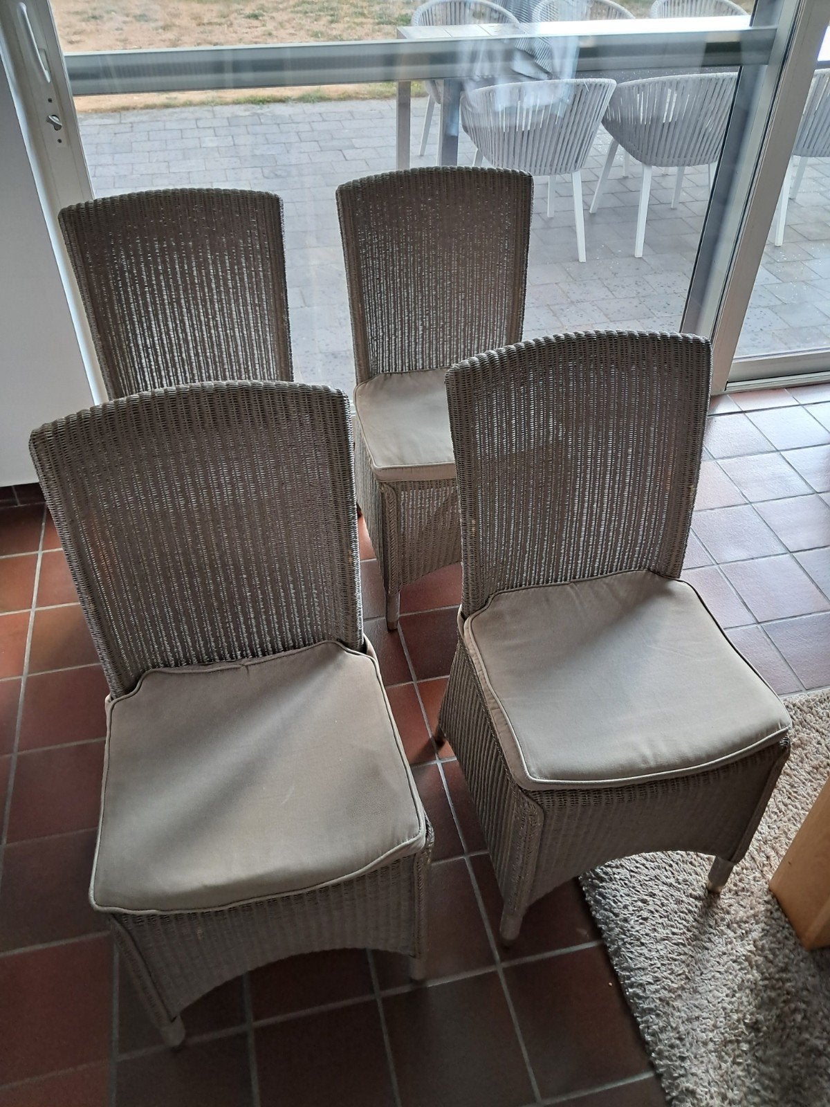 Vincent Sheppard stoelen setprijs!, Huis en Inrichting, Stoelen, Ophalen, Gebruikt, Landelijk, Grijs