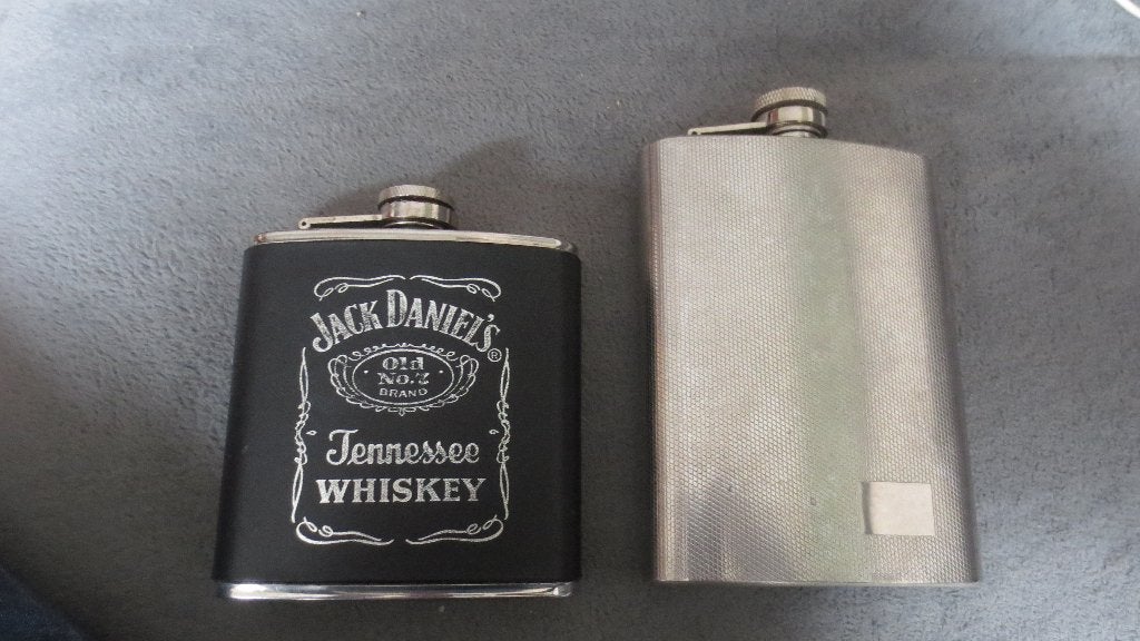 zakflacon Jack Daniels, Ophalen of Verzenden, Gebruikt