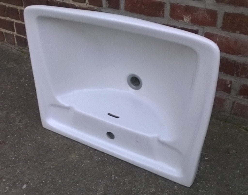 Lavabo en porcelaine, Enlèvement, Utilisé, 25 à 50 cm, 50 à 100 cm