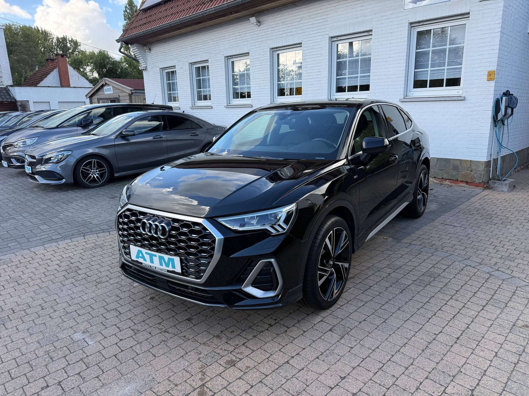 Audi Q3 Q3 PHEV 45 TFSIe S line S tronic (180 kW)/Leder/pdc, Auto's, 245 pk, Gebruikt, 4 cilinders, Leder