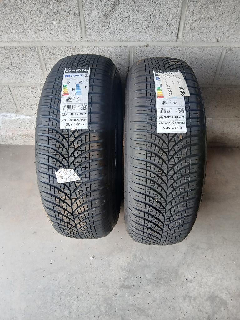 2 PNEUS 4 SAISONS NOUVEAUX, Autos : Pièces & Accessoires, Pneus & Jantes, Neuf, 4 Saisons, Enlèvement, 225 mm