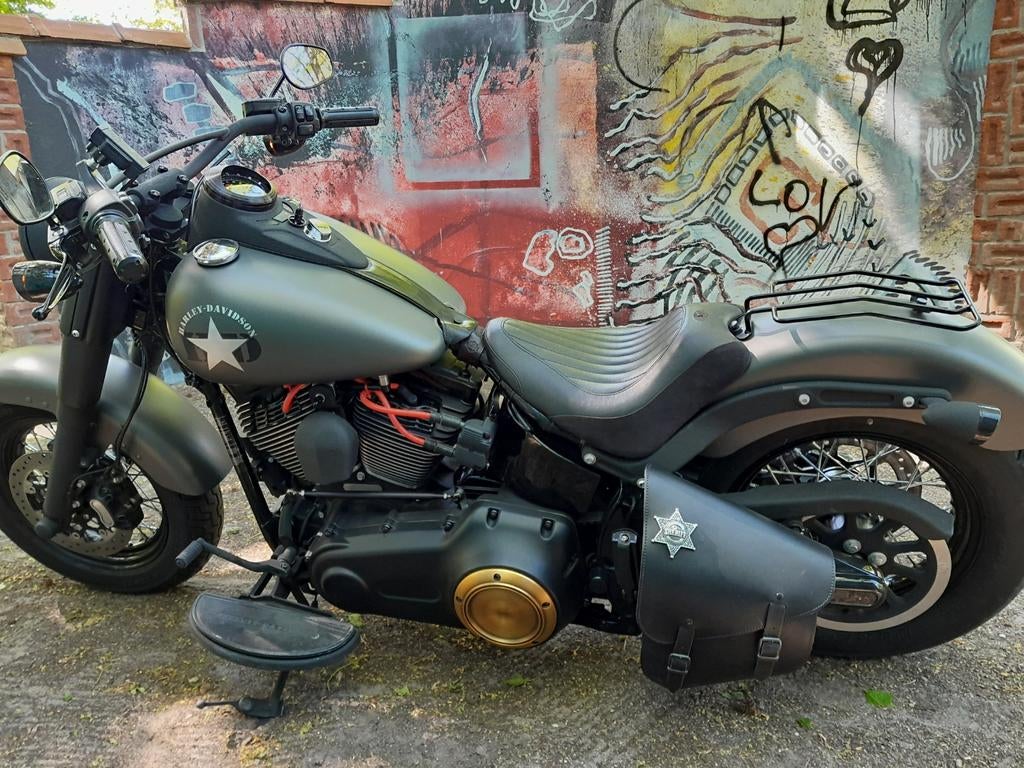 harley davidson softail slim s, Motoren, Chopper, Sportuitlaat, Particulier, 1800 cc