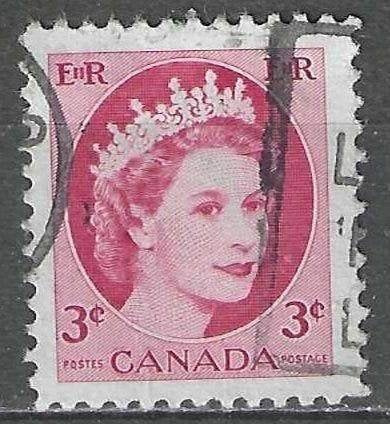 Canada 1954 - Yvert 269 - Reine Elisabeth II (ST), Timbres & Monnaies, Envoi, Affranchi