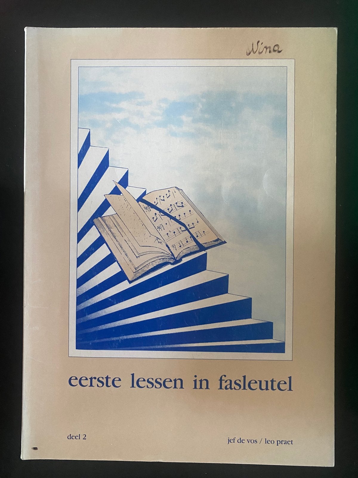 Eerste lessen in fasleutel – deel 2 – Jef de Vos / Leo Praet, Ophalen of Verzenden, Gebruikt