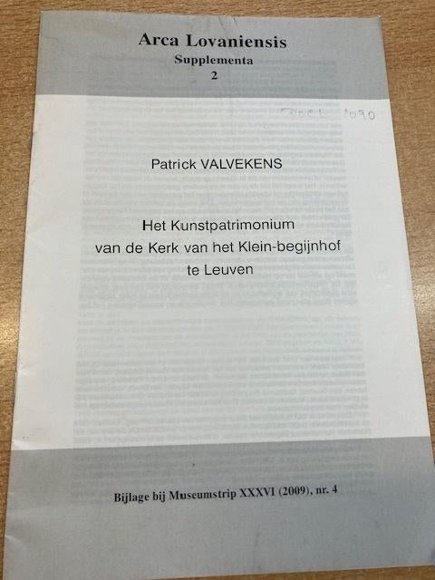 Arca Lovaniensis Supplemanta, Gelezen, Patrick Valvekens, Ophalen of Verzenden, Schilder- en Tekenkunst