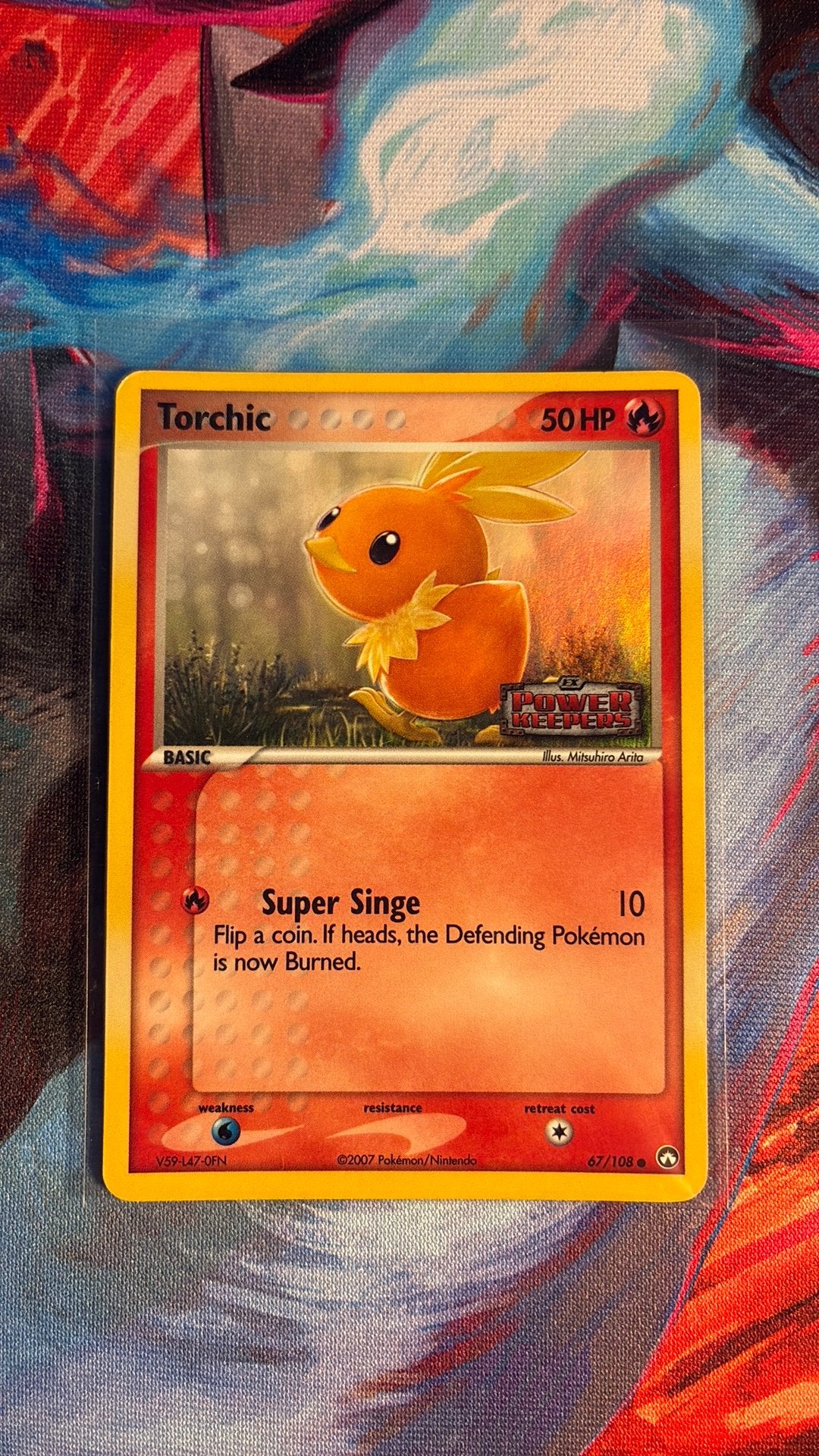 Torchic EX power keepers stamped, Enlèvement ou Envoi, Comme neuf