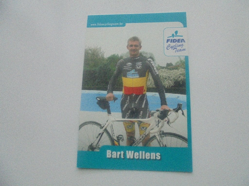wielrenner - bart wellens, Verzenden, 1980 tot heden, Zo goed als nieuw, Foto