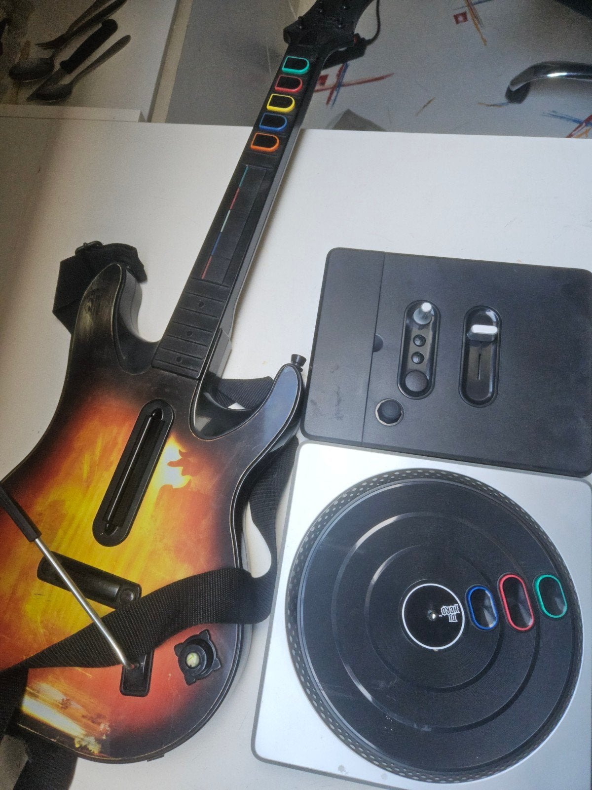 xbox360 gitaar en Wii DJ-set, Games en Spelcomputers, Ophalen