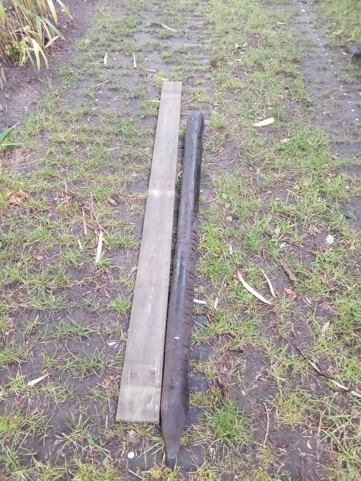 Gratis houten weideafsluiting, paardenweide, Ophalen