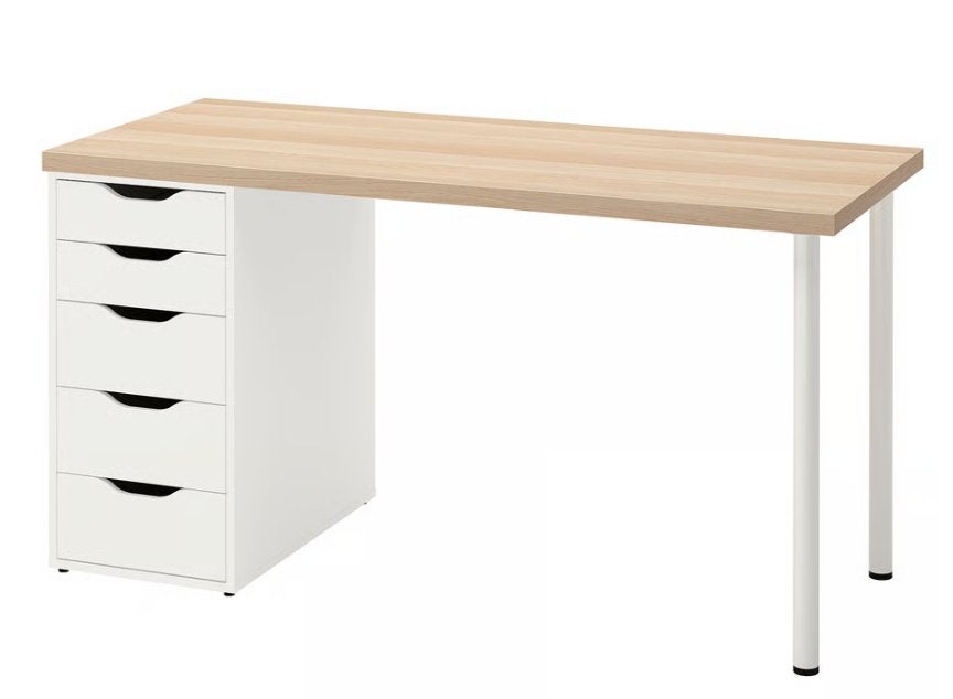 Bureau IKEA ALEX – 140  60 cm, Maison & Meubles, Bureau d'ordinateur, Enlèvement, Utilisé, IKEA
