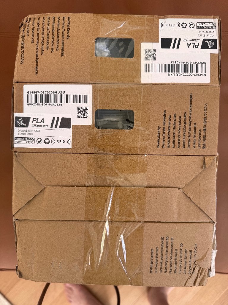 Set van 4 Elegoo PLA (RFID) 3D-printerfilamenten NIEUW, Ophalen, Nieuw, Filamentrollen