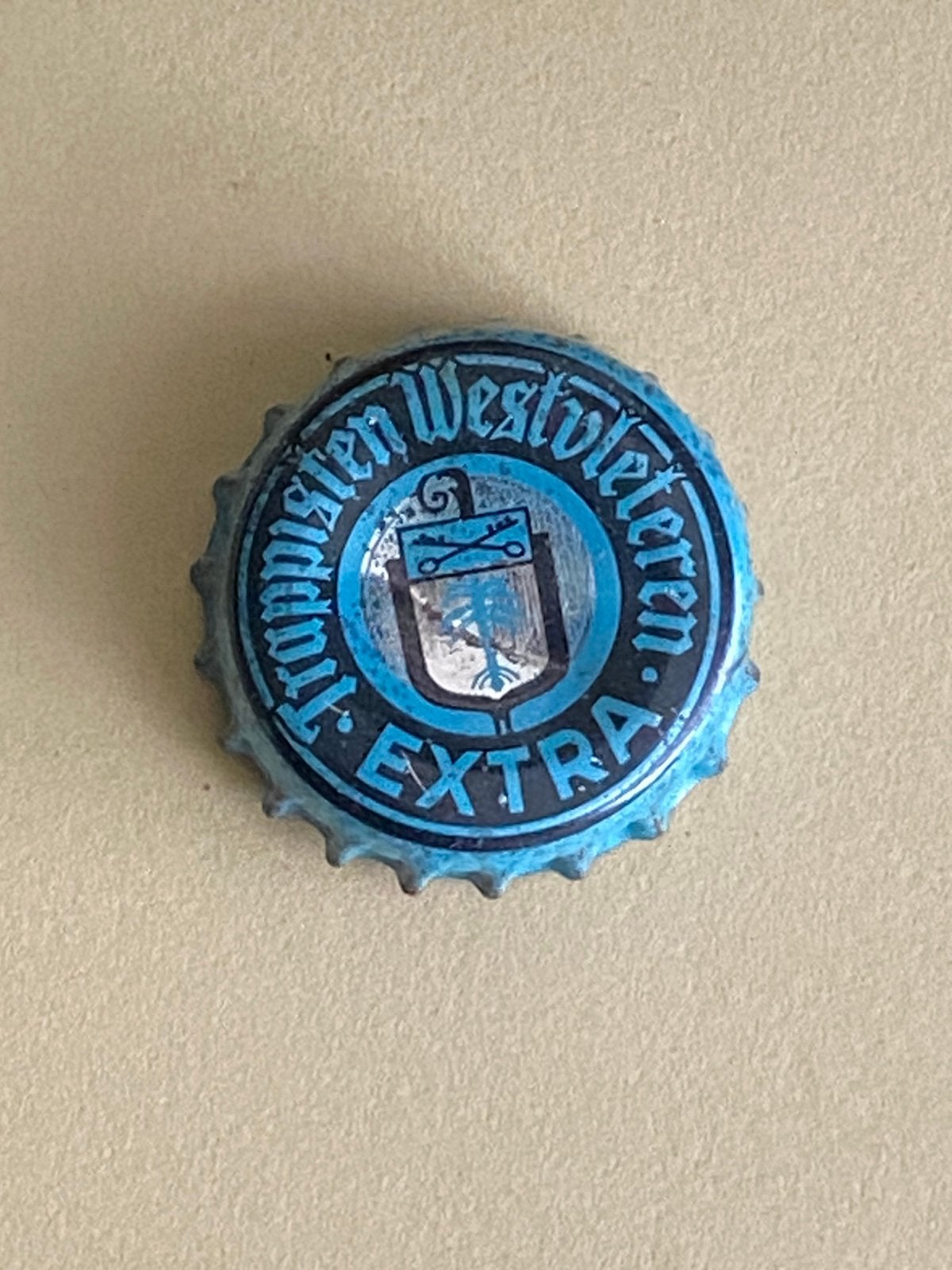 Oude capsule kroonkurk brouwerij abdij TRAPPIST WESTVLETEREN, Verzamelen, Ophalen of Verzenden, Gebruikt