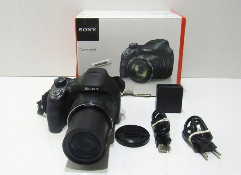 Sony cybershot DSC-H400 63x Optical zoom 20.1Mp 16Gb + TAS, Audio, Tv en Foto, Fotocamera's Digitaal, Ophalen, Geheugenkaart, Beeldstabilisatie