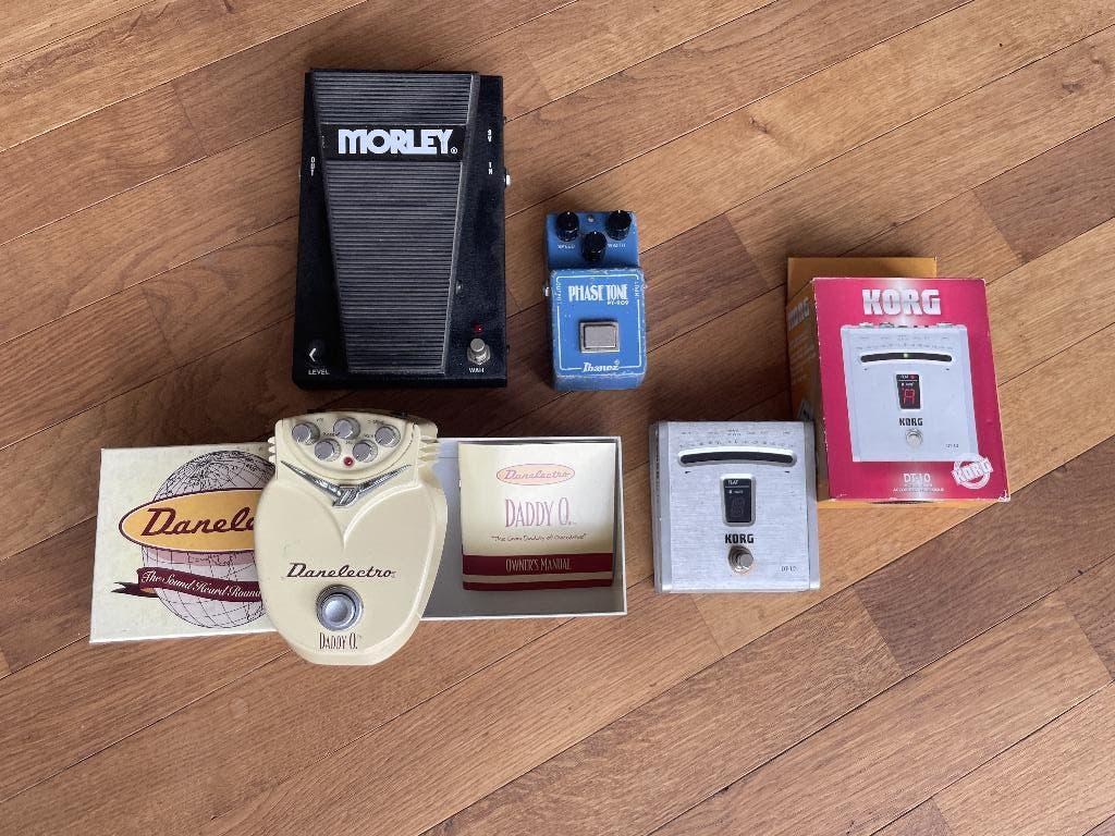 Collectie Pedals, Stomp Box, Guitar FX's, Ophalen, Gebruikt, Distortion, Overdrive of Fuzz