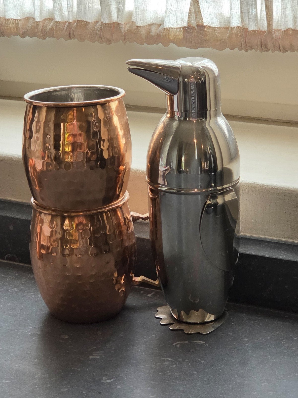 Shaker + 2 Moscow mule bekers, Ophalen