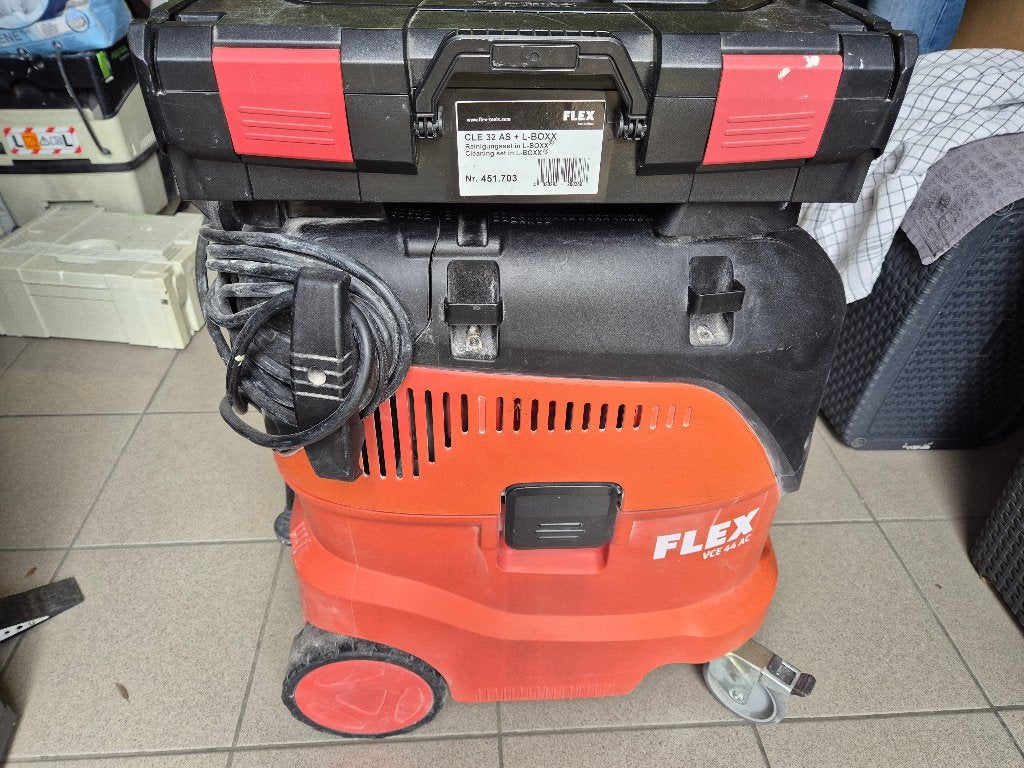 Bouwstofzuiger FLEX VCE 44 AC, Elektronische apparatuur, Stofzuigers, Ophalen, Overige merken, Zo goed als nieuw, Industriële stofzuiger