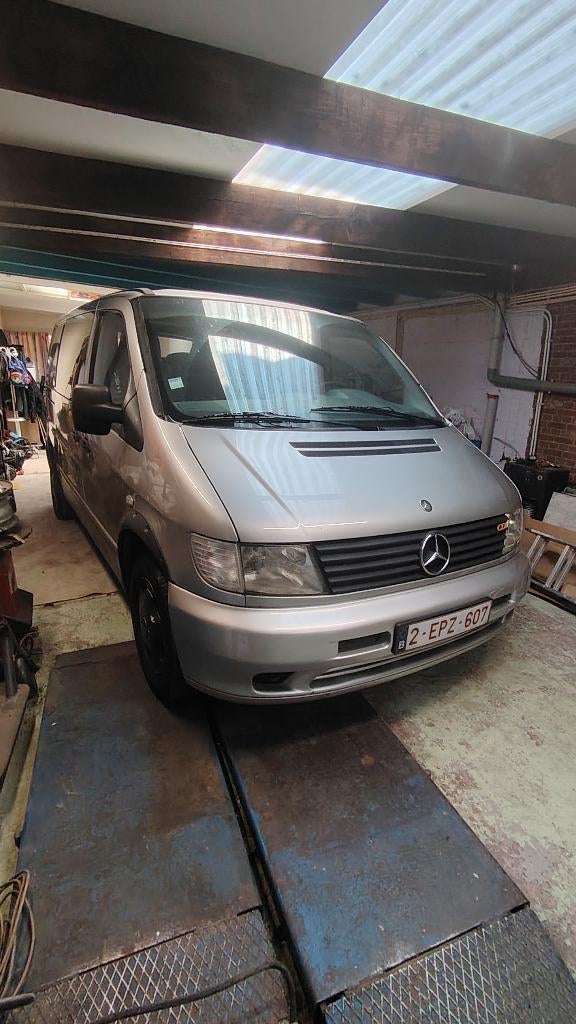 Mercedes vito 112cdi 2003 dubbel cabine, Mercedes-Benz, Diesel, Particulier, Zilver of Grijs