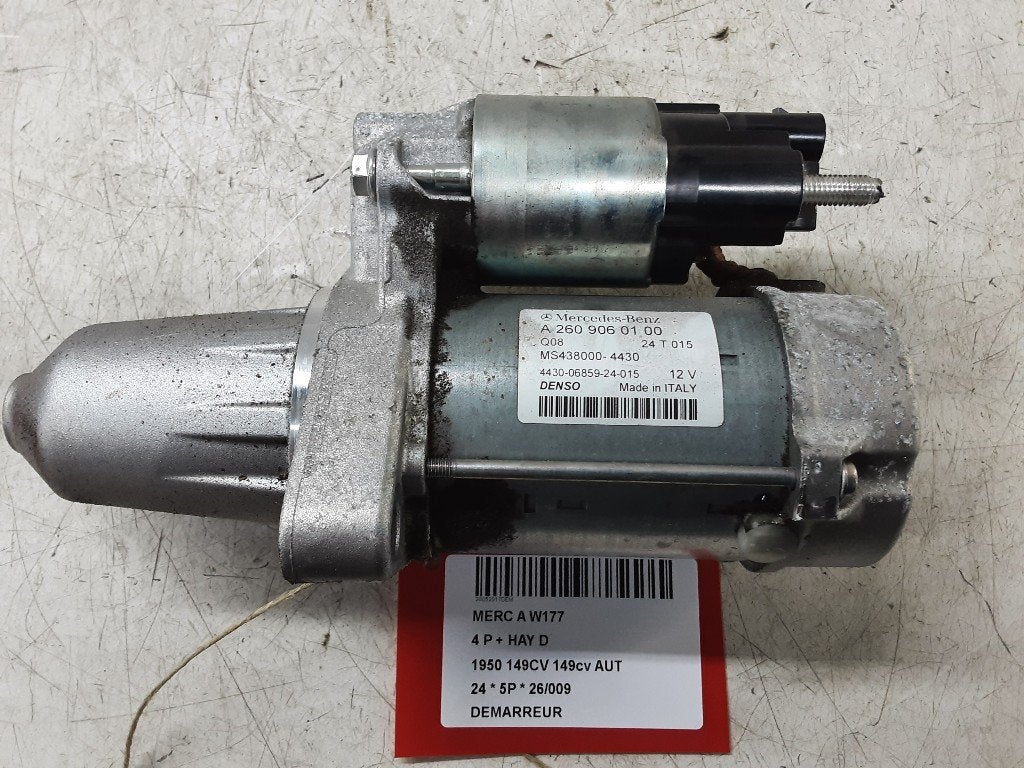 DÉMARREUR Mercedes-Benz A (177.0) (A2609060100), Mercedes-Benz, Mevr. I. Hauben, Utilisé, Rue de l'Espoir 34 34
4030  GRIVEGNÉE, BE