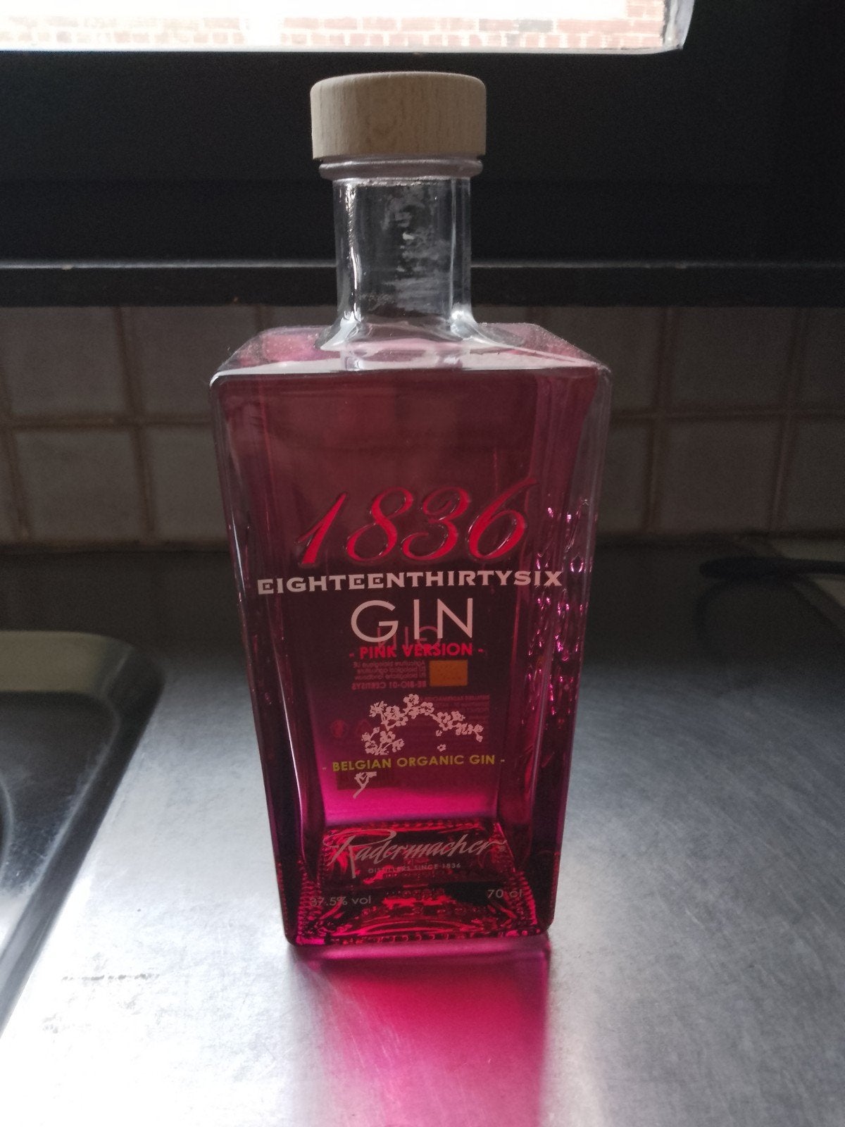 belgian organic gin (pink version), Ophalen