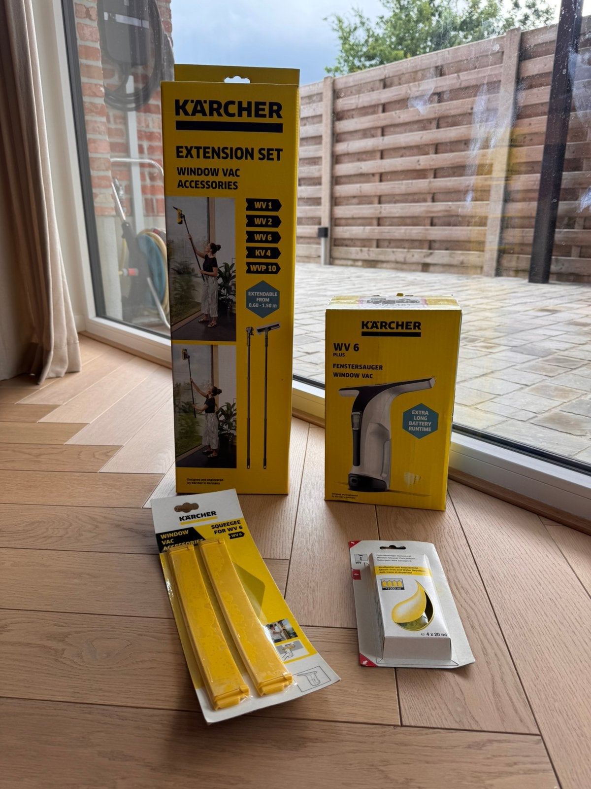 Karcher WV6 Plus set, Huis en Inrichting, Schoonmaakartikelen, Ophalen, Raamwisser of Trekker