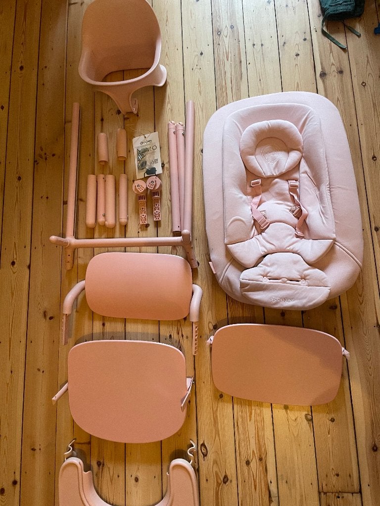 CYBEX - Pack 4-en-1 chaise haute Lemo 2, Kinderen en Baby's, Ophalen, Gebruikt, Meegroeistoel, Afneembaar eetblad