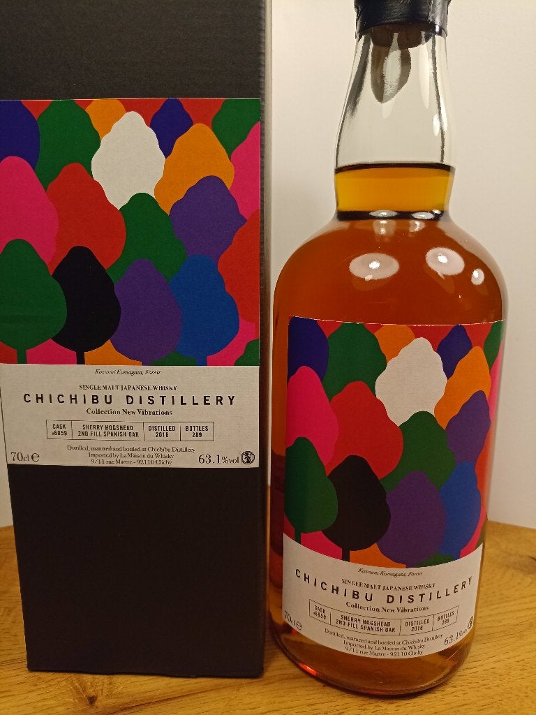 Chichibu single cask New Vibrations 2023 LMDW whisky e.a, Collections, Enlèvement, Neuf