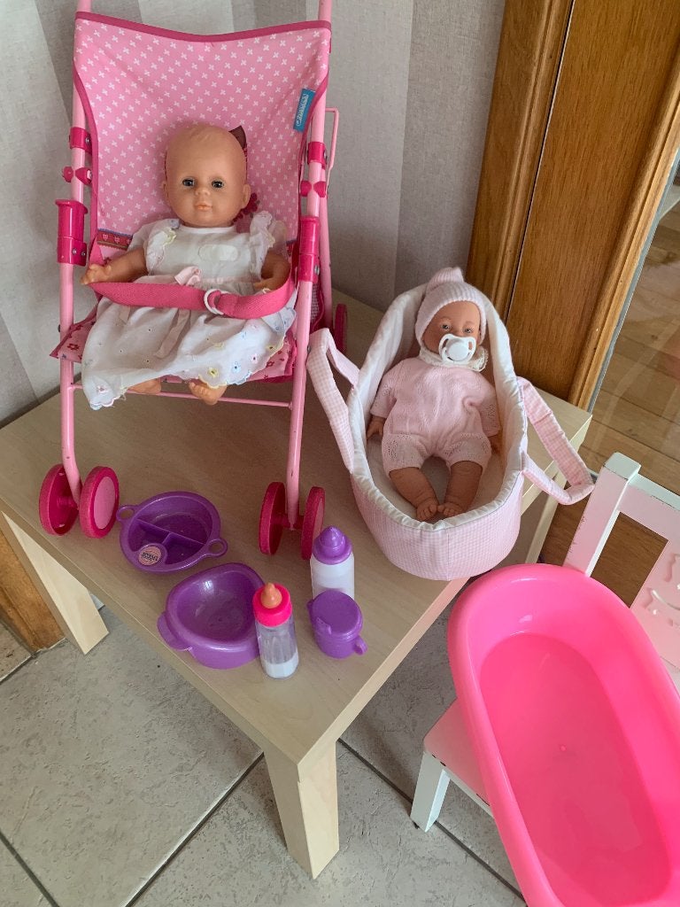 Poppenbuggy, Enfants & Bébés, Jouets | Poupées, Enlèvement, Comme neuf, Baby Pop