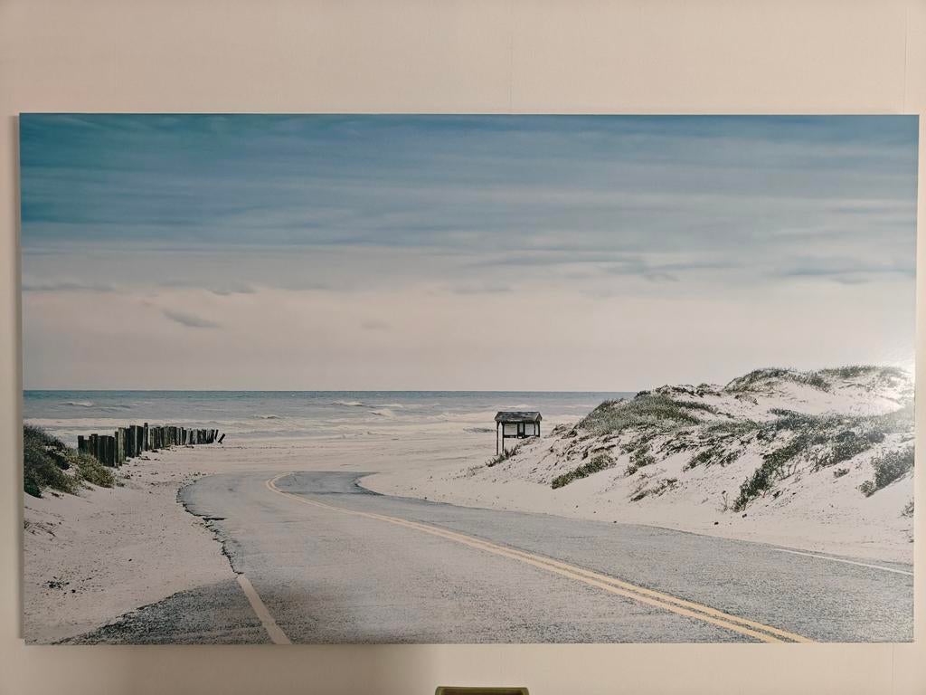 Canvas strand en duinen / zee, Huis en Inrichting, Ophalen