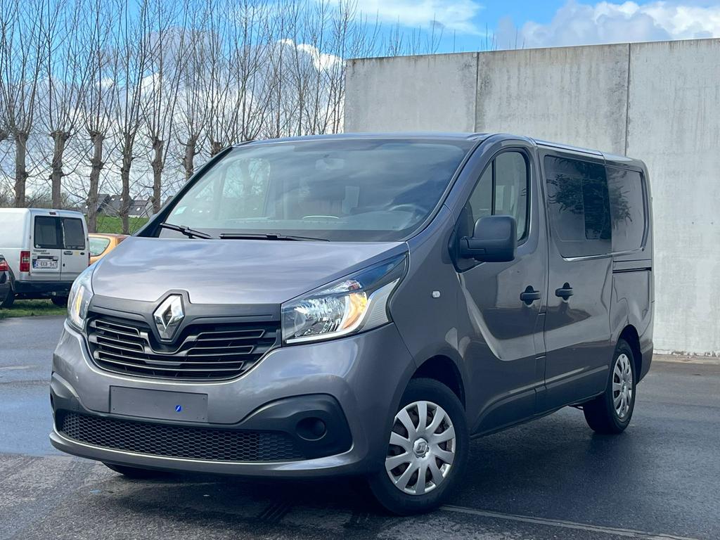 Renault Trafic 1.6Dci Dubbelcabine 6Plaats Euro6, Auto's, 89 kW, 6 zetels, Particulier, 6 deurs