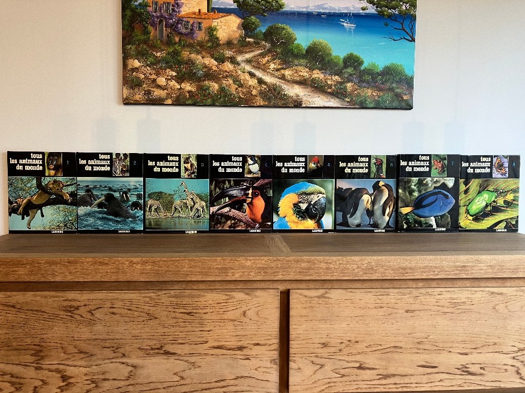 LAROUSSE : Tout les animaux du monde 8 Volumes !, Boeken, Encyclopedieën, Larousse, Complete serie, Ophalen of Verzenden, Zo goed als nieuw