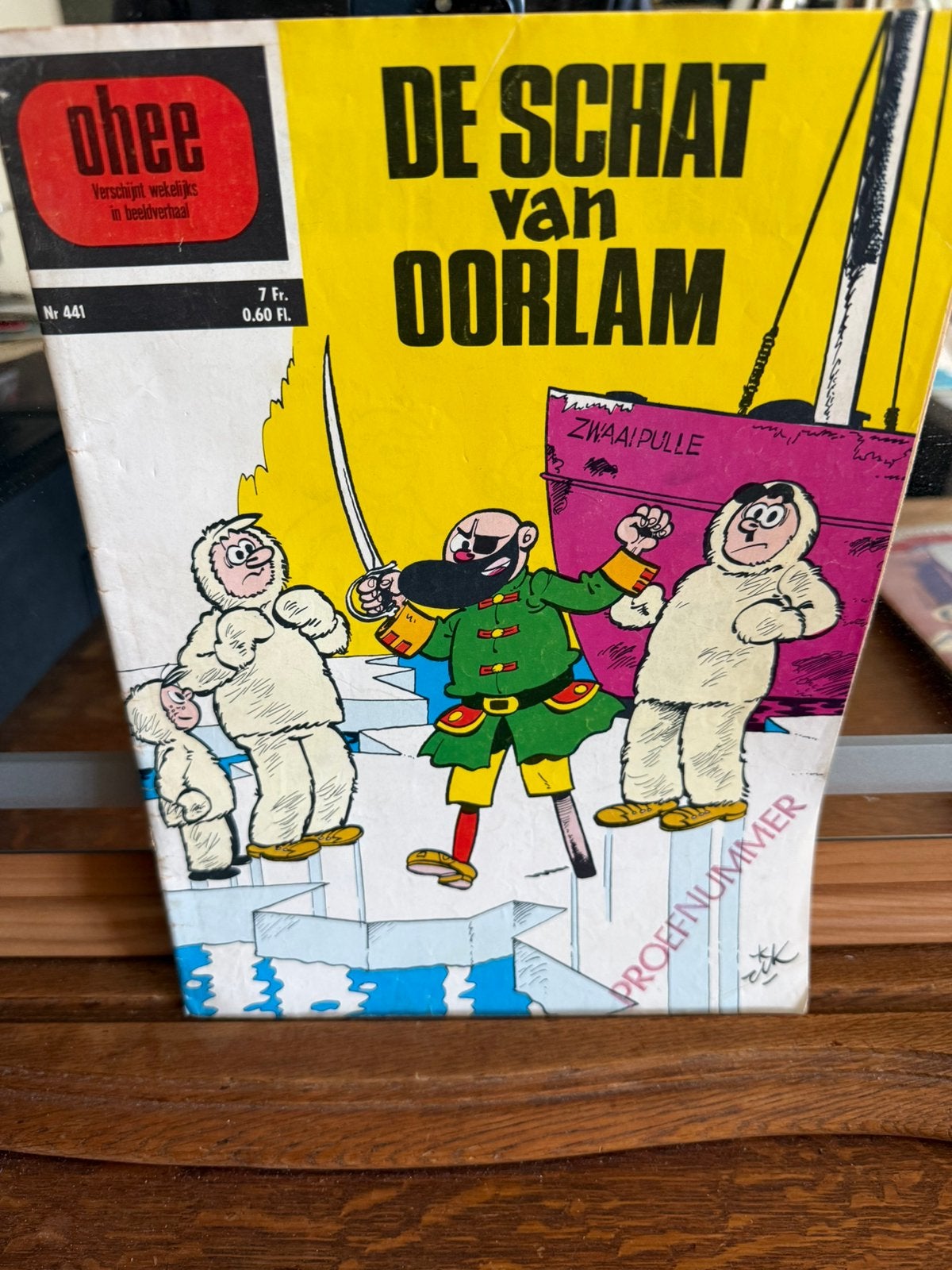Le trésor d'Oorlam, Une BD, Enlèvement ou Envoi, Utilisé