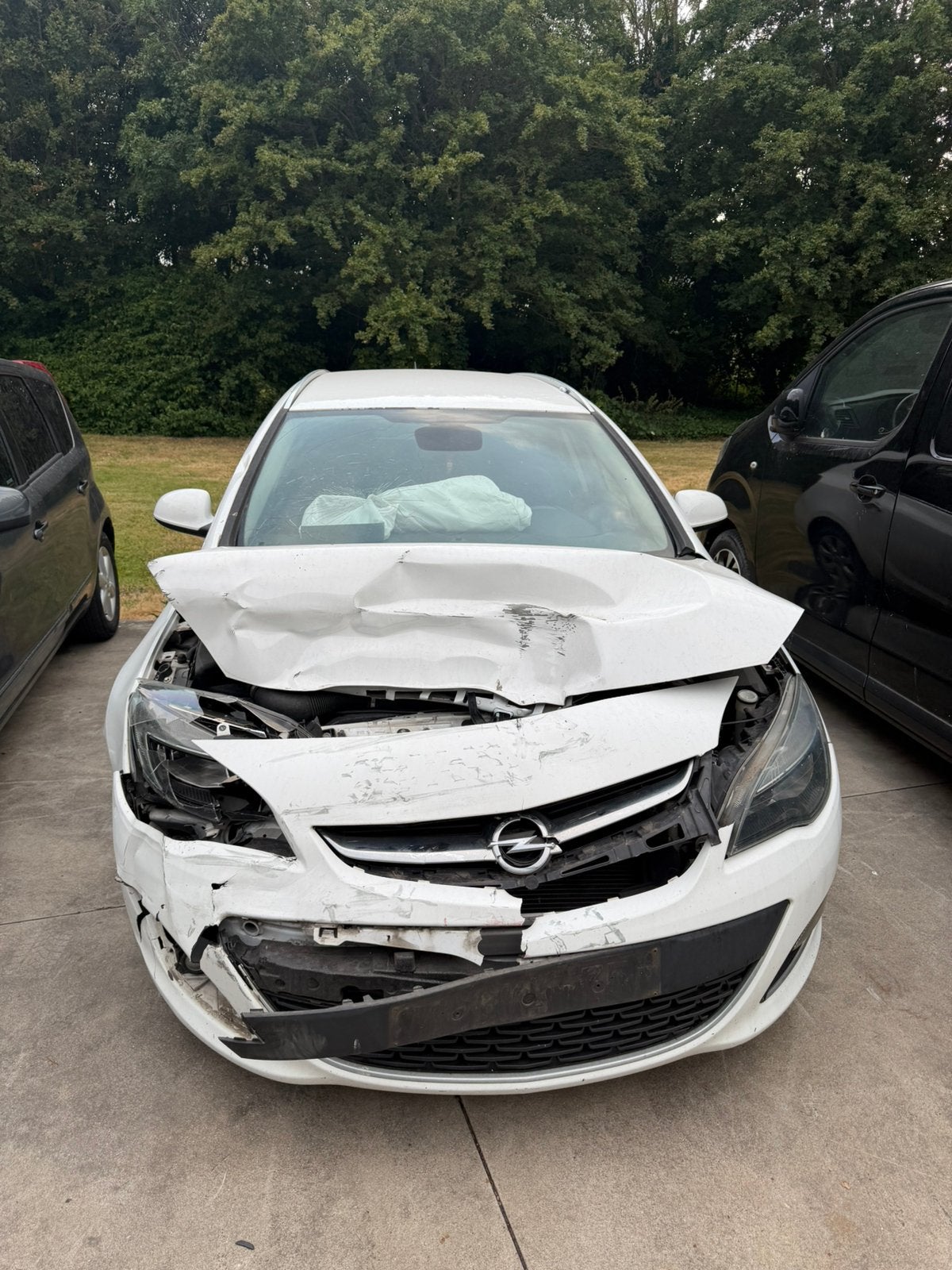 Schade wagen opel astra draait en rijd, Auto's, Opel, Diesel, Particulier, Astra, Te koop