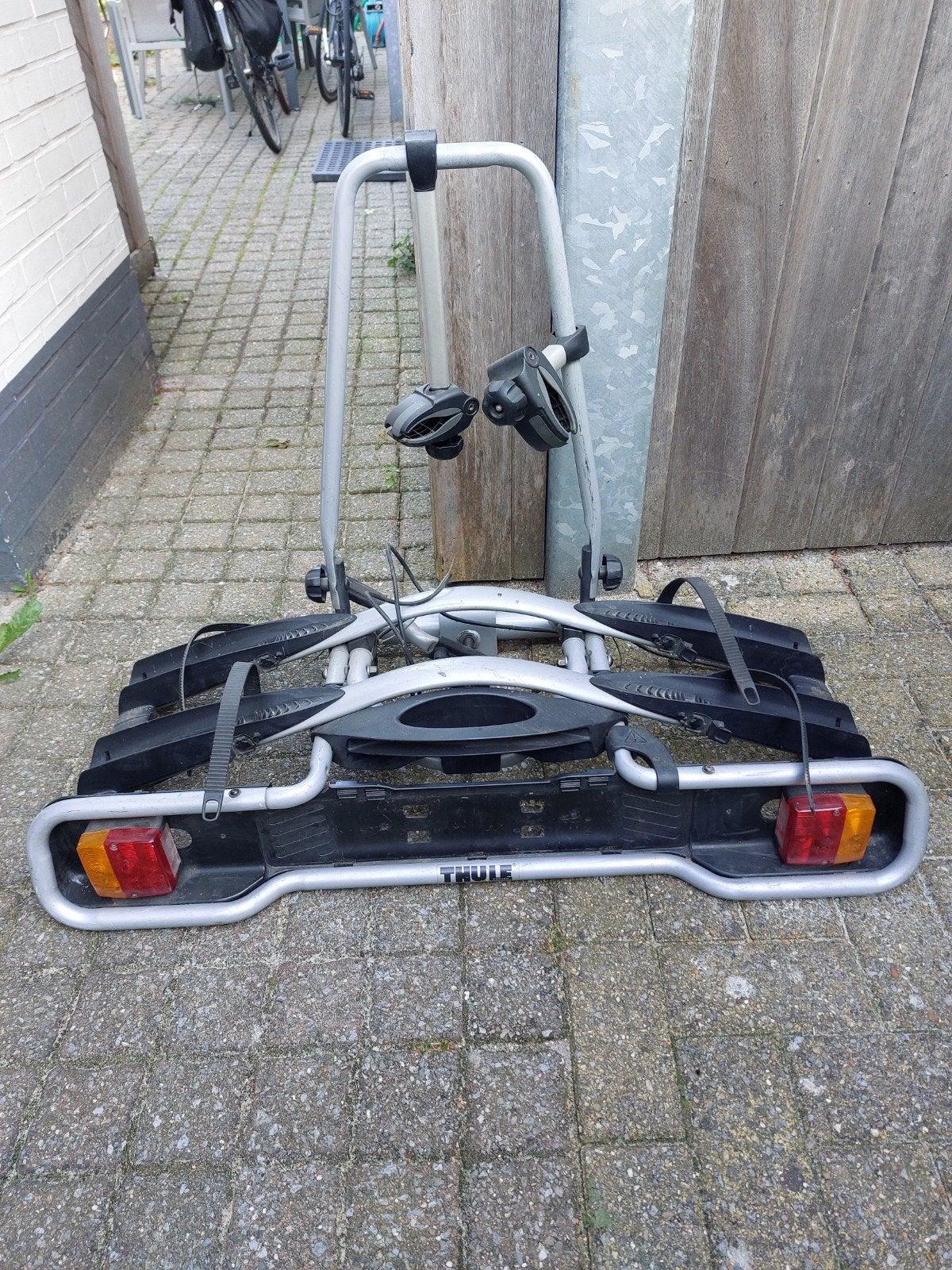 fietsendrager thule euroway 945 = VERKOCHT, Auto diversen, Ophalen, Gebruikt, Brede banden, 2 fietsen